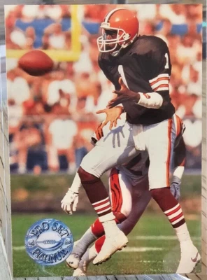 1991 Pro Set Platinum Michael Jackson RC #292 Cleveland Browns - Image 1 of 2
