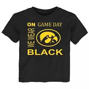 Future Tailgater Iowa Hawkeyes On Game Day Baby/Toddler T-Shirt - Picture 1 of 4