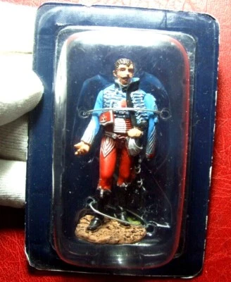 Vintage Cable de Colores Juguete Soldado Francés Caballería Líder General Curely - Imagen 1 de 4