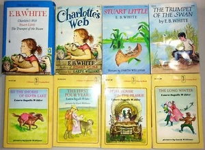 Seven Beloved Children's PB Books Lot: 4 by Laura Ingalls Wilder 3 by E.B. White - Bild 1 von 24