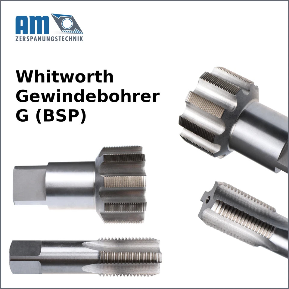 Whitworth Rohrgewindebohrer G1/8 - G4 Zoll - Bild 1 von 4