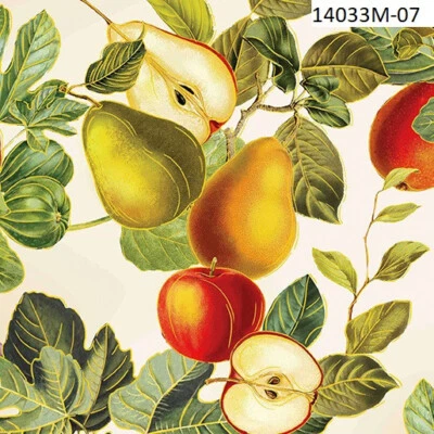 Harvest Fest 14033M-07 Quilt fabric Cotton Benartex Fall Leaves Fruit on Cream - Image 1 of 4