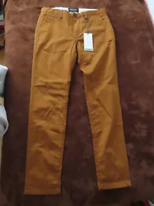 Scotch & Soda Mott Super Slim Fit walnut Chino Pants W30×L32 NEW (33x31) - Picture 1 of 19