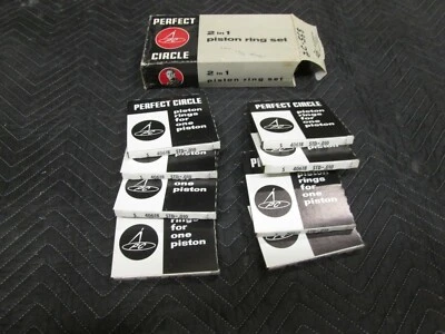 Perfect Circle 40618 Piston Ring Set STD - .010 2 in 1 1968 - 1979 Jeep V8  Foto 1 de 2