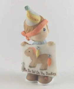 PRECIOUS MOMENTS Pin the Tail on the Donkey Geburtstag 2000 drei cm hoch - Bild 1 von 7