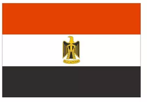 Egypt international Flag Sticker Decal F148 - Picture 1 of 1