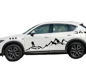 Graphics Mountain Climber Car Sticker For MAZDA CX-5 CX-4 Side Door Vinyl Decal - Picture 1 of 5