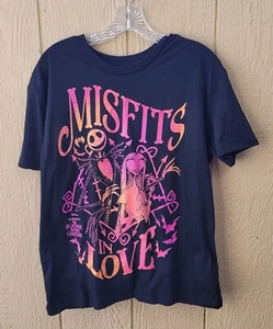 Misfits in Love Jack and Sally Nightmare Before Christmas T-Shirt XL kostenloser Versand - Bild 1 von 3