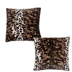 2x Soft Plush ML Leopard Print Faux Fur Decorative Throw Pillow Covers for Sofa