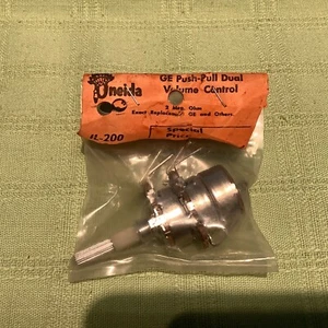 Oneida IL-200 For GE Push Pull Switch Dual Volume Controls 2 Megohm Each  - Picture 1 of 5