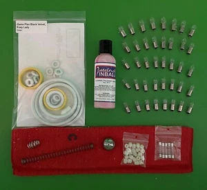 Game Plan Black Velvet, Foxy Lady Pinball Machine Maintenance Tune Up Kit - Picture 1 of 2