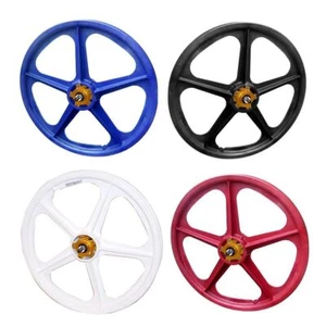 Skyway Tuff II Mag Gold Alloy Flange Old School BMX Wheels 20 Inch Pair Burner - Picture 1 of 10