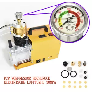 Bomba de aire eléctrica de alta presión 4500PSI bomba PCP compresor de aire 1800W 300Bar DE - Imagen 1 de 17