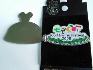 WDW EPCOT "FOOD AND WINE FESTIVAL 2008 CAST MEMNER  HINGED PIN NEW - RARE