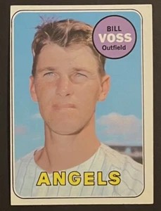 Bill Voss 1969 Topps #621 High Number California Angels 2 - Imagen 1 de 2
