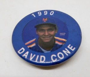 David Cone New York Mets kleiner MLB Pinback/Knopf - Bild 1 von 3