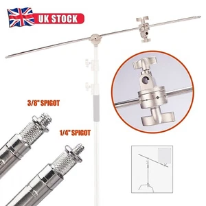 Studio Boom Arm 1.27m Heavy Duty C-Stand Light Extension Metal Photo Photography - Picture 1 of 11
