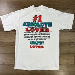 Camiseta Vintage Manga Corta Puntada Única Humor Años 90 Usada en Excelente Condición Talla Grande - Imagen 1 de 5