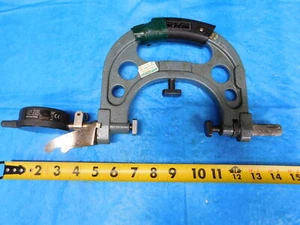 MITUTYOYO 201-154 DIAL SNAP GAGE 3" - 4" RANGE WITH ID-S112TB DIGITAL INDICATOR - Picture 1 of 4