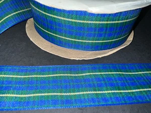 Gewebtes Band 1,5 Zoll kariert 10 Yards kostenloser Versand - Bild 1 von 1