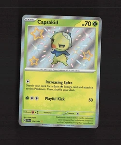 Capsakid 106/091 Paldean Fates Shiny Holo Rare Pokemon Card NM - Picture 1 of 10