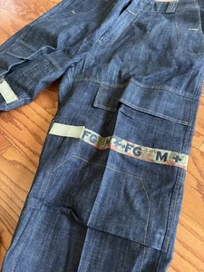 Jeans Grunge Anchos De Colección Salvage Años 90 Marithe Francois Girbaud Diseñador 38 - Imagen 1 de 11