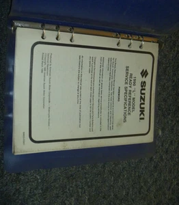 1990 Suzuki RM80L Dirt Bike Motorcycle Specifications Reference Manual xz - Picture 1 of 10