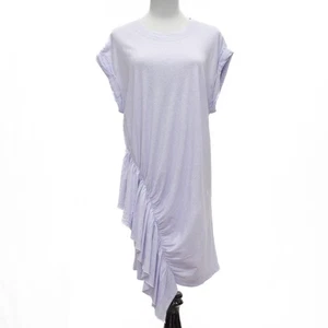 Current/Elliott Purple Pacific Avenue Linen Blend T-Shirt Dress Size Medium - Picture 1 of 12