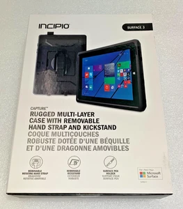 Incipio Surface 3 Capture Rugged MRSF-080-BLK Case w/ Removable Handstrap - Picture 1 of 5