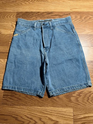 Vintage 90s RARE Volcom Baggy Skater Jean Shorts - Image 1 of 4