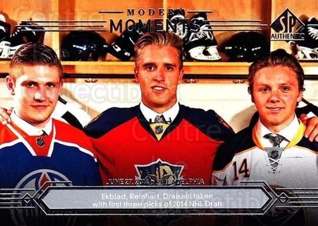 2014-15 SP Authentic #171 Aaron Ekblad, Sam Reinhart, Leon Draisaitl - Image 1 of 1