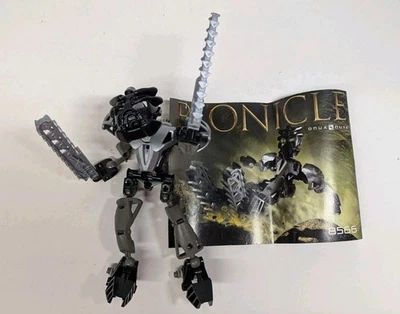 LEGO Bionicle - 8566 Toa Nuva - 2002 Retired - Figure + Instructions  - Image 1 of 4