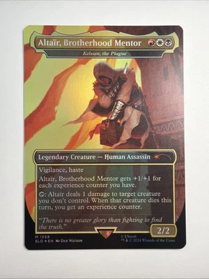 Altair, Brotherhood Mentor - Kelsien, the Plague (Rainbow Foil) Secret Lair Drop - Image 1 of 4