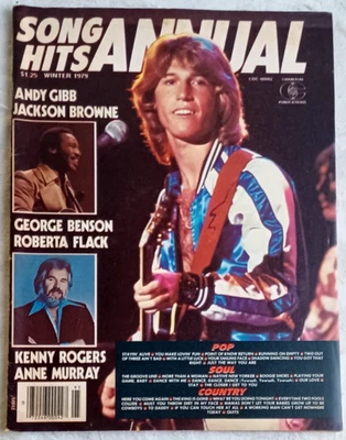 Song Hits Annual Magazine Winter 1979 Andy Gibb NEAR MINT Q8 - Image 1 of 2