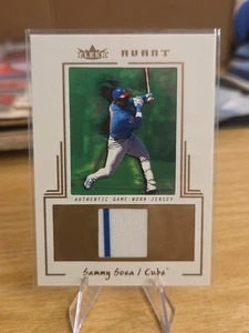 2003 Fleer Avant #17 Sammy Sosa Chicago Cubs Official Game Worn Jersey Card /50 - Picture 1 of 3