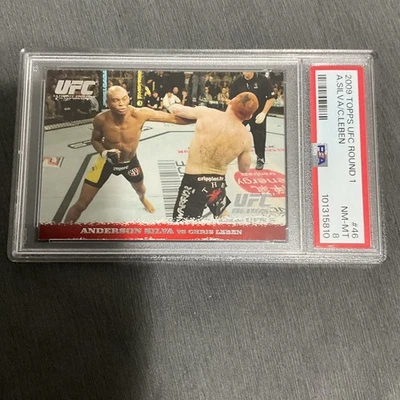 2009 Topps UFC Round 1 - Anderson Silva, Chris Leben #46 (RC) - Image 1 of 4
