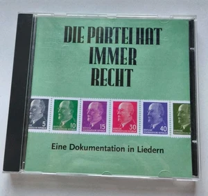 Die Partei hat immer recht von Various | CD | Zustand gut - Bild 1 von 2