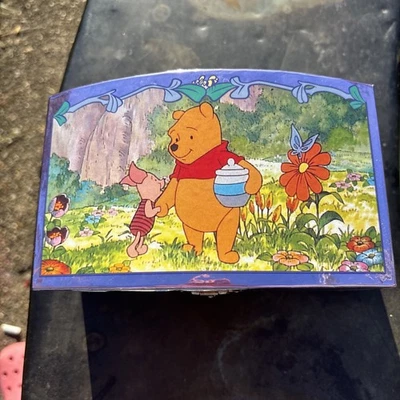 Vintage Disney Winnie The Pooh Wonderland Music Trinket Jewelry Box - Image 1 of 4