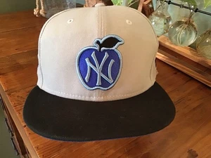 New New Era MLB New York YANKEES 100th Anniv. Hat Cap, GRAY & BLACK, 7-7/8 - Picture 1 of 5