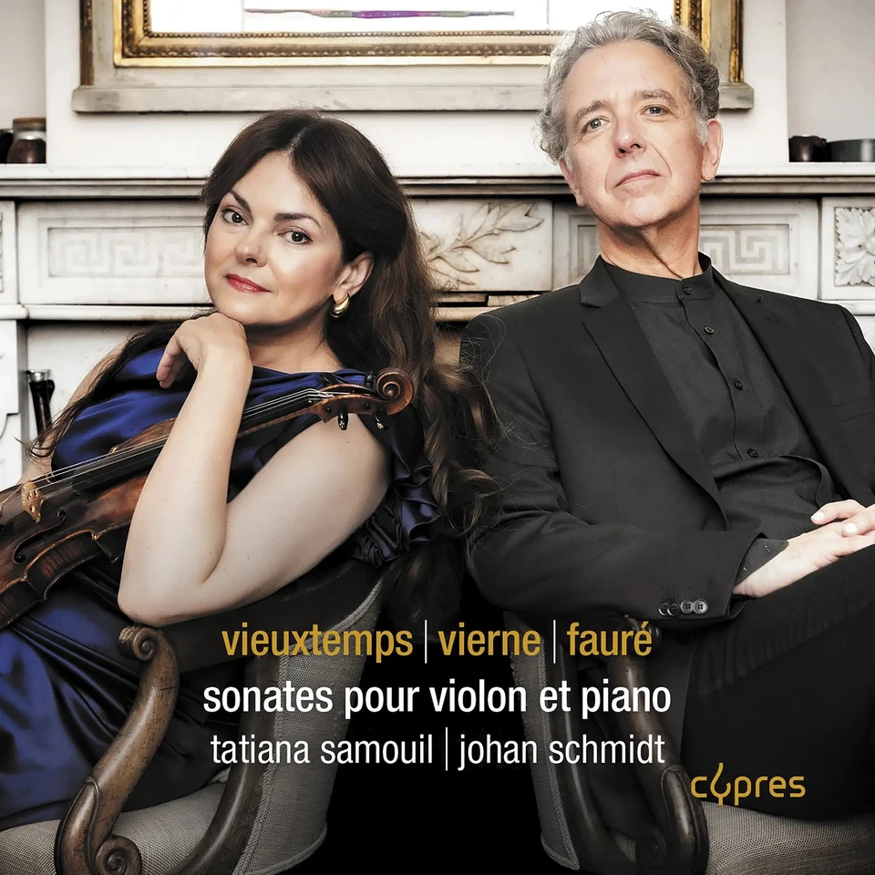 Henri Vieuxtemps Vieuxtemps/Vierne/Fauré: Sonates Pour Violon Et Piano (CD) Foto 1 de 1