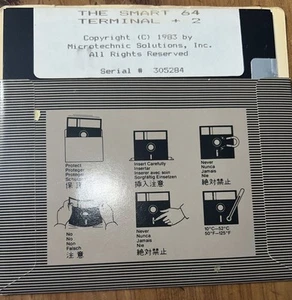1983 Commodore 64 C64 The Smart 64 Terminal +2 Software 5.25 Floppy Disk - Picture 1 of 1