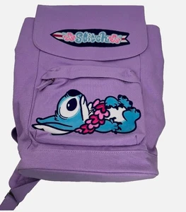 Walt Disney World Parks Lilo & Stitch Embroidered Purple Backpack - Picture 1 of 3