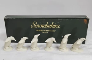 Snowbabies Parade Of Penguins Figurines Set Of 6 - B45 - Picture 1 of 8