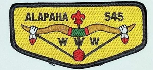 Alapaha Lodge 545 Alapaha Area Council GA Flap BLK Bdr (JM1971) - Picture 1 of 2