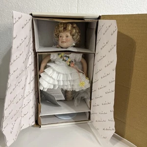"Baby Take A Bow" Shirley Temple Porcelain Baby Doll -Original Box: Danbury Mint - Picture 1 of 10