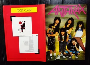 Anthrax Jimmy Page Vintage Thailand ONLY 1 MIDDLE PAGE MEGA RARE!!! - Picture 1 of 2