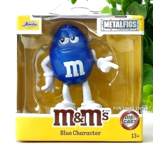 Jada M&M's Blue Character 3" Die Cast Figure Metalfigs Collectible M&M New - Picture 1 of 5