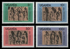 Uganda 1987 - Mi-Nr. 564-567 ** - MNH - Weihnachten / X-mas - Bild 1 von 1