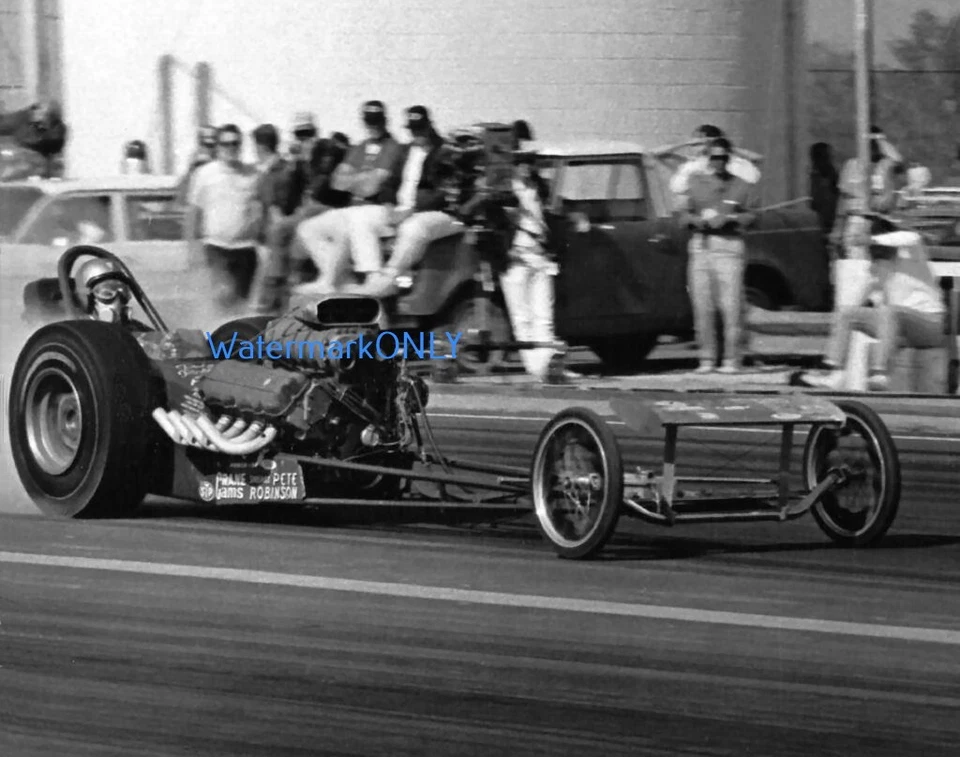 "Sneaky Pete" Robinson 427 S.O.H.C. Топливный драгстер переднего двигателя ФОТО! #(27) - Изображение 1 из 2