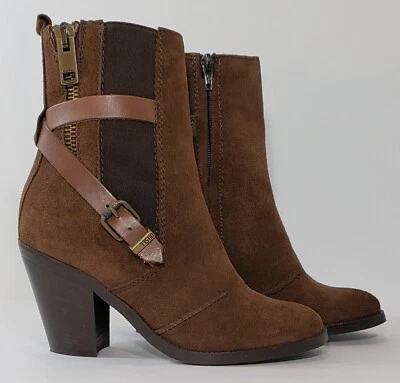 Botas Diesel Botines D-KINLEY, Talla 7, 37, Cuero Marrón, FUE $340 *¡BONITAS!* Foto 1 de 4